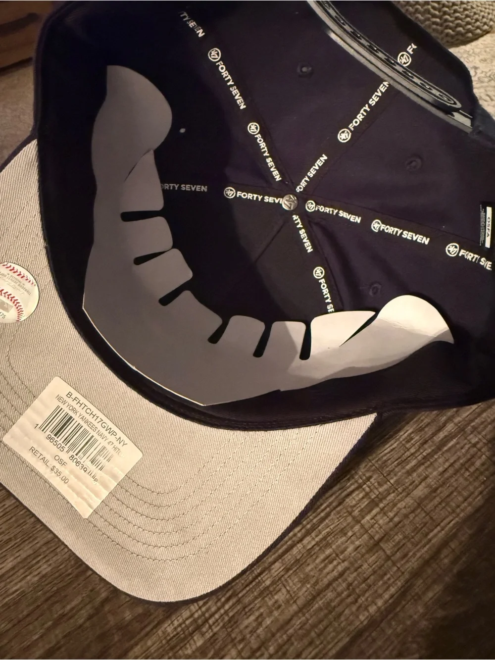 47 Brand New York Yankees Navy Adjustable Baseball Cap